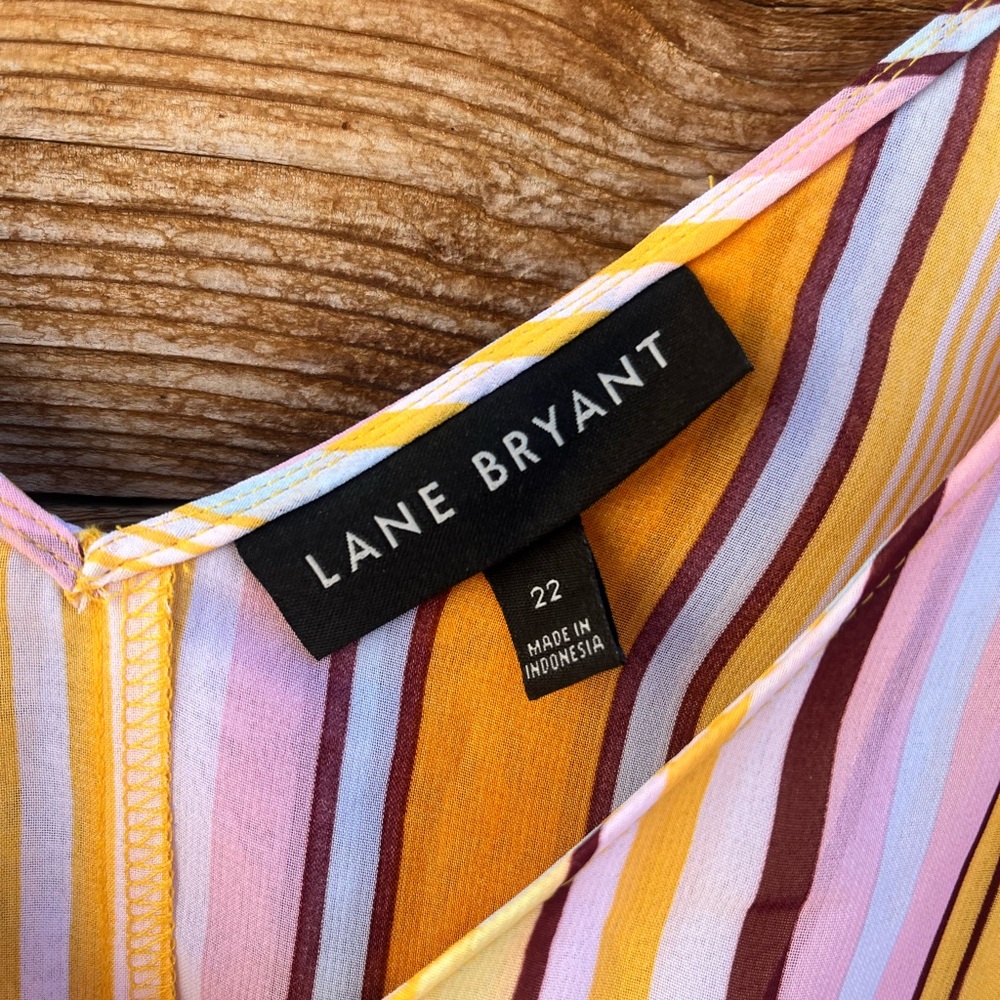 LANE BRYANT | Modern Swing Double-Layer Chiffon Tank 22 - Picture 4 of 5
